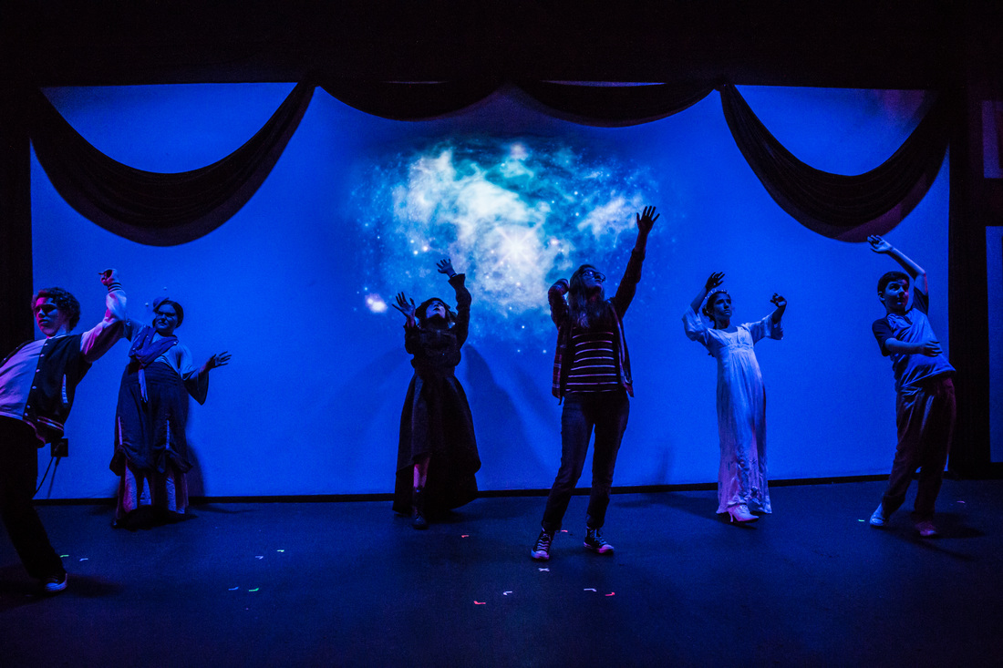 A Wrinkle in Time - Jame Sie 
Outcry Theatre - Gabrielle Grafrath, Photographer