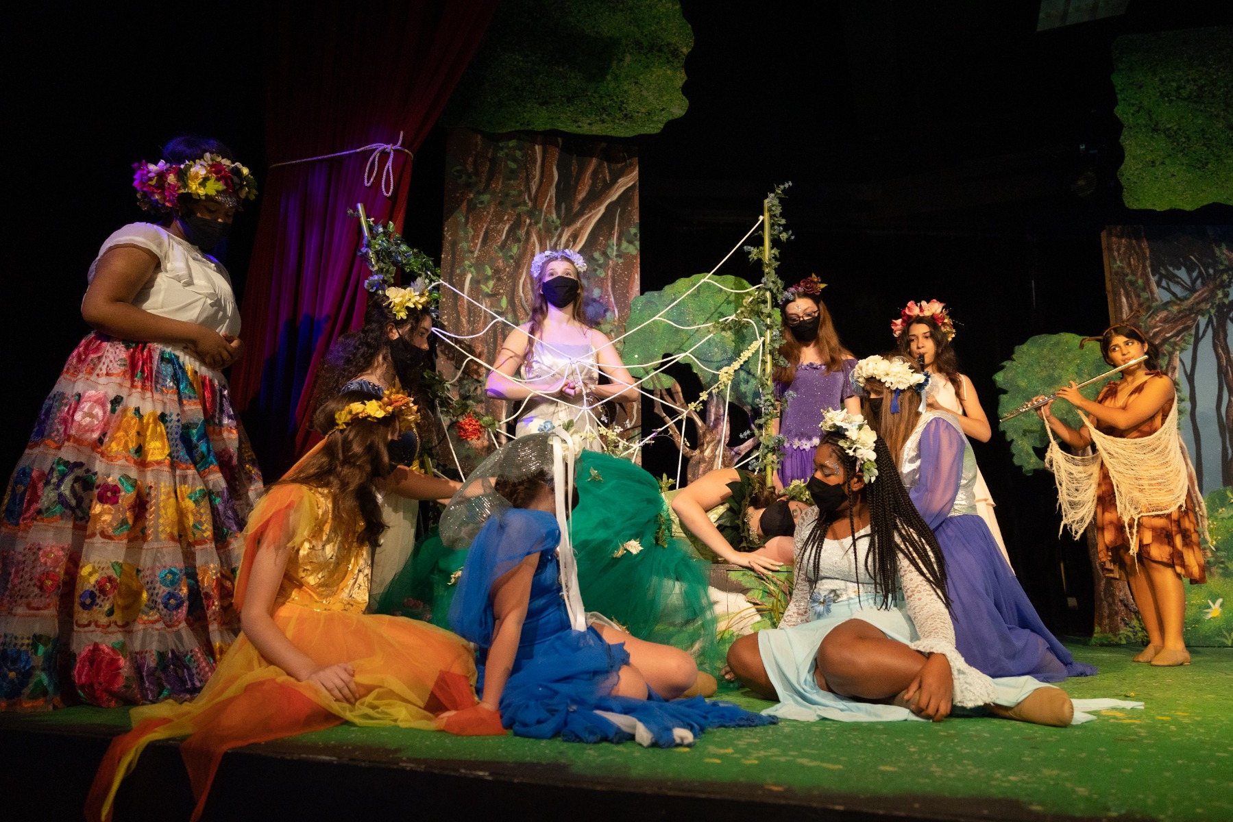 Shakespeare, Clearly: A Midsummer Nights Dream- Mount Carmel Academy 2021- Photo Kristi Jacobs-Stanely 