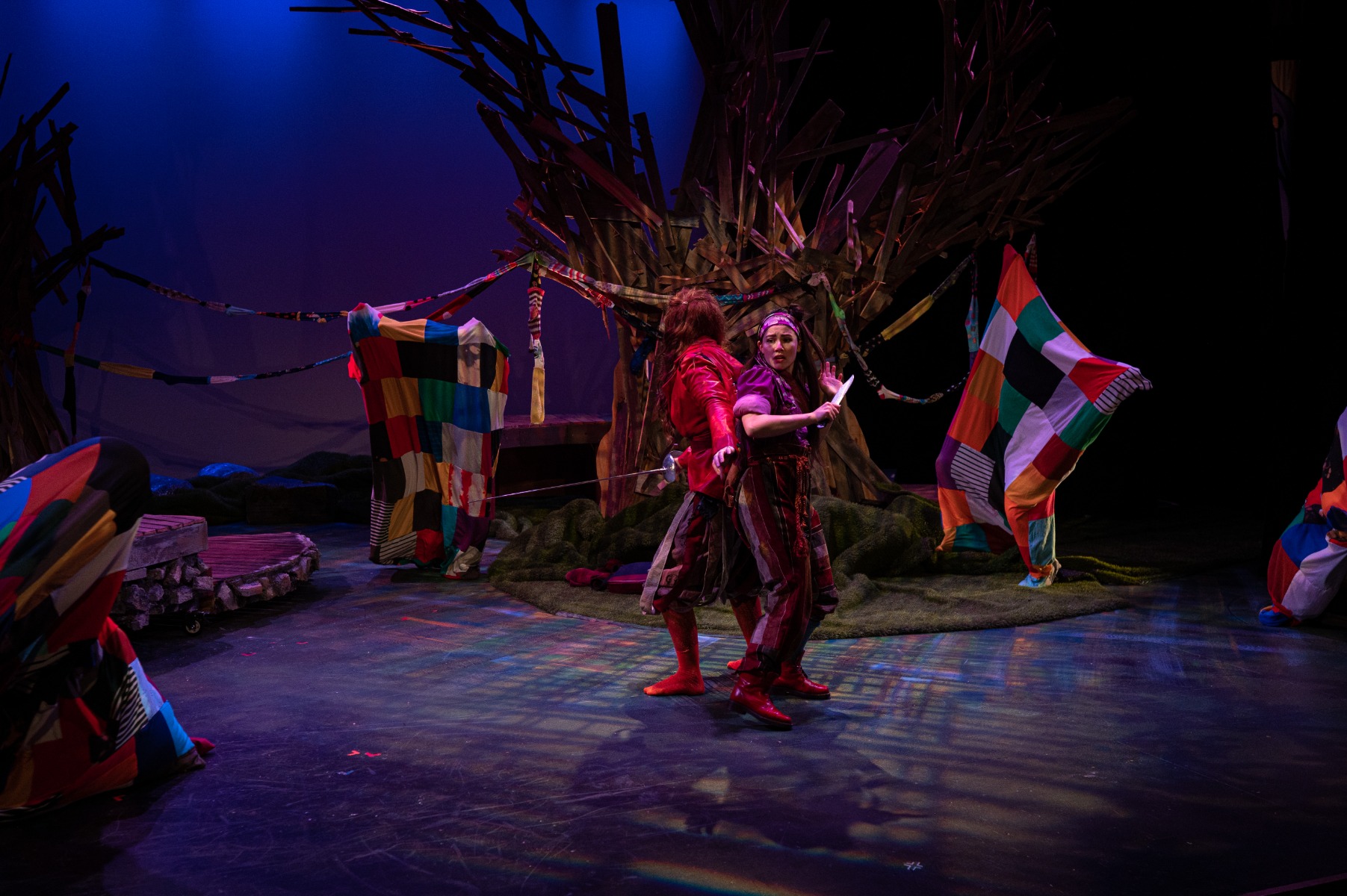 Tooth & Tail by Elizabeth A.M. Keel at Mildred's Umbrella Theater Company, Houston, TX, 2023. Photo: Tasha Gorel.
